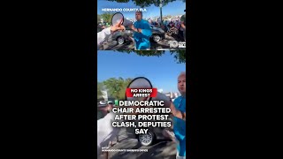 Video shows protest clash before Hernando Democratic chair’s arrest
