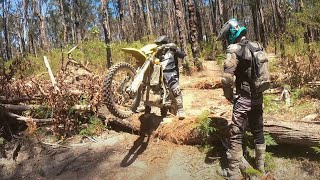 GNARLY OVERGROWN SINGLE TRACK ENDURO RIDE!