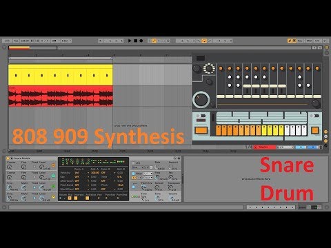 How To Make A 808/909 Snare Drum With Operator | Ableton Live