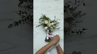 Download lagu Cara simple masang pita ke hand-tied bouquet supaya rapih dan ga ribet #short mp3