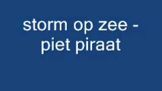 storm op zee - piet piraat
