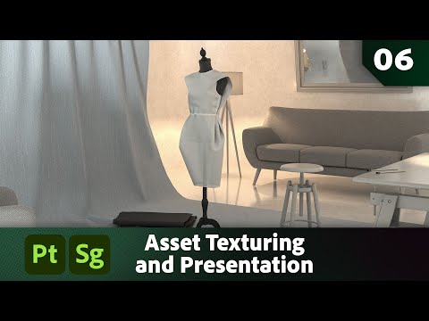 Hero Assets for Fashion - 06 - Asset Texturing and Presentation | Adobe Substance 3D