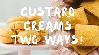 HOMEMADE Custard Creams