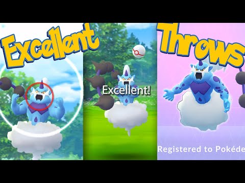 THUNDURUS Excellent Throws EVERY TIME! How To Excellent Throws When Catching THUNDURUS | Pokémon Go