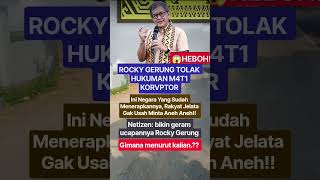 Download lagu Rocky Gerung Tolak hukuman mati koruptor #shorts #viral mp3