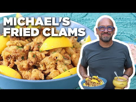 Michael Symon's Fried Clams with Tartar Dipping Sauce | Symon Dinner's Cooking Out | Food Network