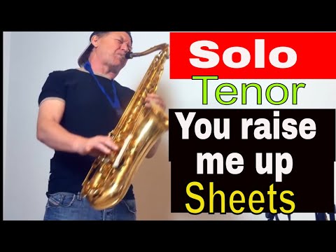 *You raise me up*  Saxophon Backing Sheet Music Sax Master
