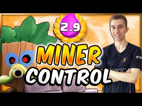 FAST CYCLE! *NEW* 2.9 MINER POISON CONTROL DECK — Clash Royale