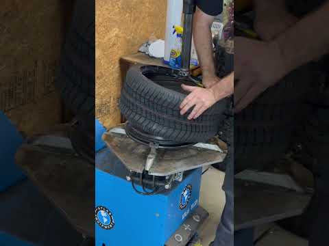 This Tire Changing Machine is so COOL #shorts