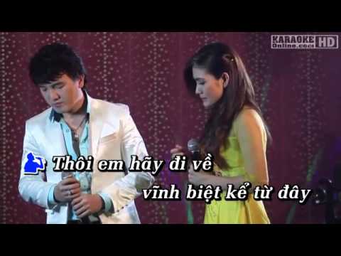 Đường Tình Đôi Ngã   Dương Ngọc Thái ft Giáng Tiên Karaoke Dual]   YouTube