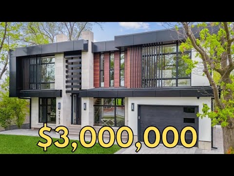 Modern Luxury Meets Functionality | House Tour of $3,000,000 Home in Bronte, Oakville