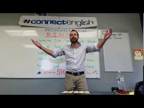 Connect English Pronunciation BINGO, Volume 3 - La Jolla Campus