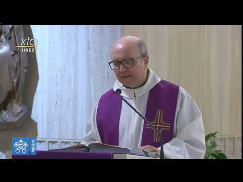 Messe du pape François du Mardi Saint 7 avril