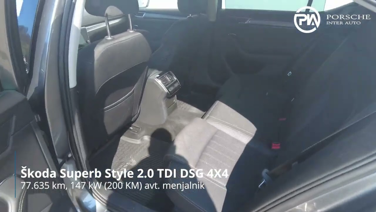 Škoda Superb Style 2.0 TDI DSG 4X4 - SLOVENSKO VOZILO