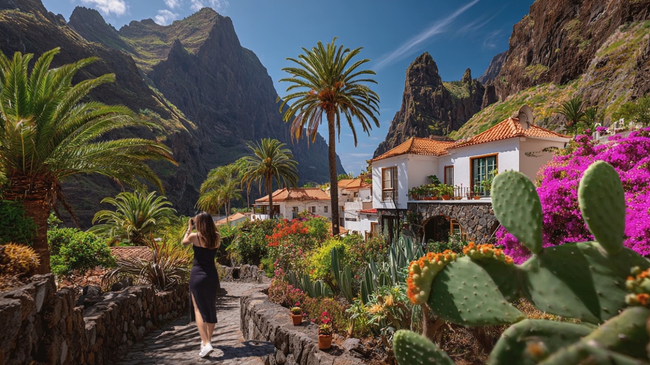 This Village Is Hanging on a Volcanic Mountain
