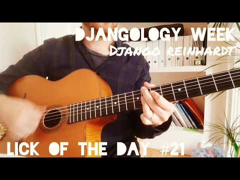 Gypsy Jazz Guitar Lick  Of The Day #21 - Djangology Week - DJANGO REINHARDT