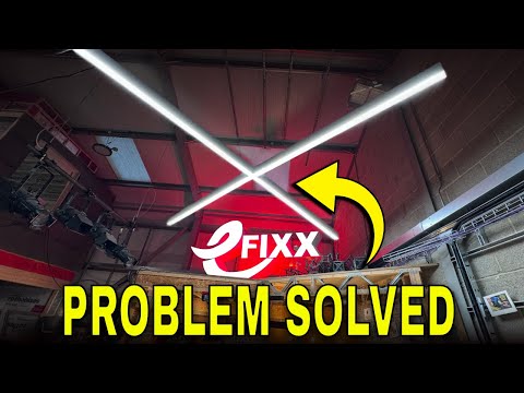 New Lighting in the eFIXX Studio | No-Ceiling Challenge SOLVED
