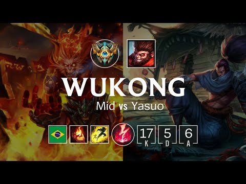Wukong Mid vs Yasuo - BR Master Patch 8.24