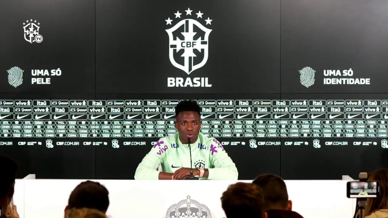 SELEÇÃO BRASILEIRA: Coletiva de imprensa com Vinicius Junior - 25/03/24