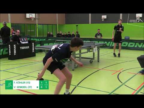Felix Köhler - Vincent Senkbeil I Finale Einzel - Deutsche Meisterschaften Schüler/innen 2019
