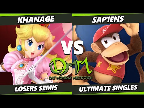DAT MM 306 Losers Semis - Khanage (Peach) Vs. Sap1ens (Diddy Kong) Smash Ultimate - SSBU