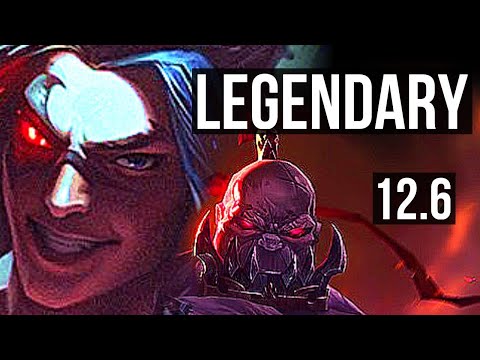 KAYN vs SION (JNG) | 19/2/7, Legendary, 6 solo kills, 600+ games, 1.1M mastery | EUW Master | 12.6