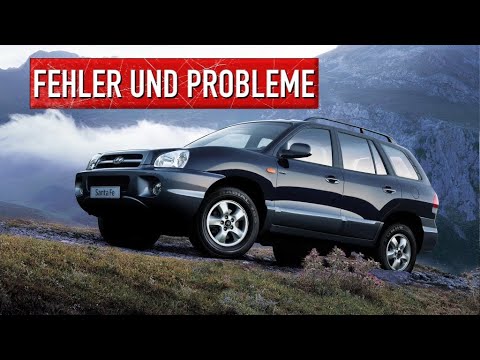 Häufige Fehler beim Hyundai Santa Fe SM 2001—2006