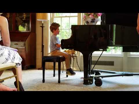 William Wiltshire playing the Star Wars theme.