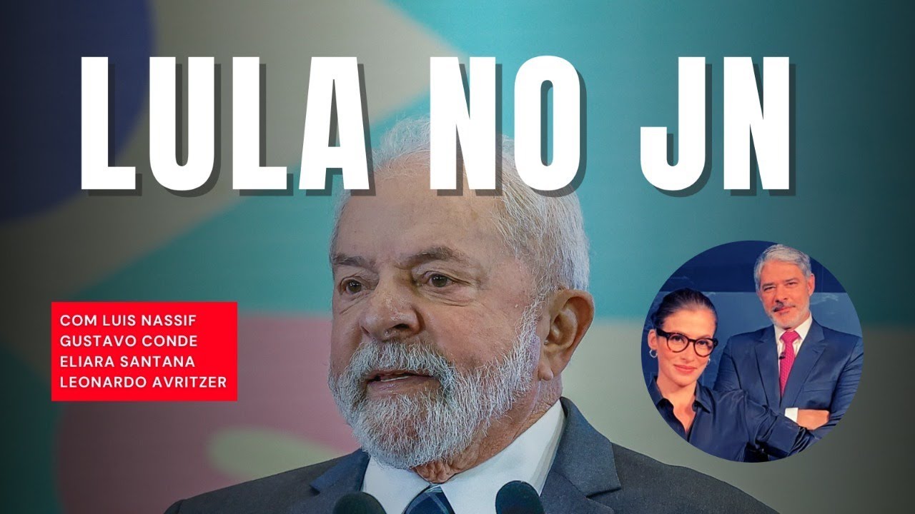 Lula no Jornal Nacional TVGGN vai comentar sabatina ao vivo