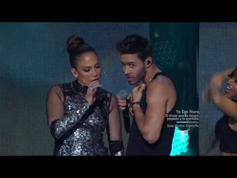 Prince Royce feat Jennifer Lopez - "Back it Up" Live at iHeartRadio Fiesta Latina (Full HD)