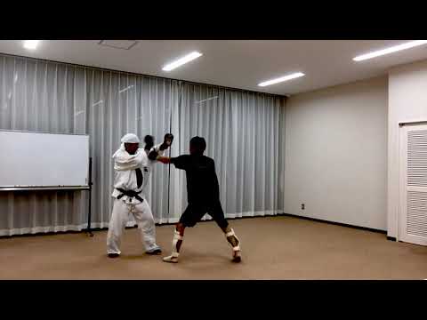 練習の模様  2021.9.1  スパーリング②