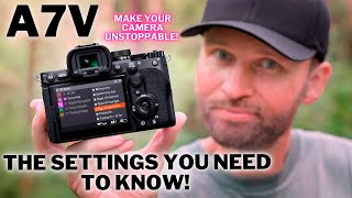 Sony A7V - The Settings I TRUST For EVERY Shoot!