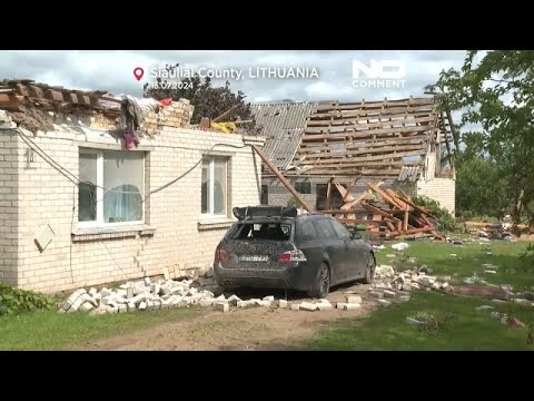 Notstand in Litauen: Tornado verwüstet mehrere Gemeinden im Norden des Landes