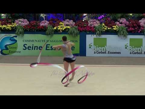 Paulien BOONE (BEL) ribbon - 2015 Corbeil senior AA (NO SOUND)