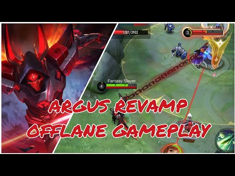 ARGUS REVAMP OFFLANE GAMEPLAY - MOBILE LEGENDS