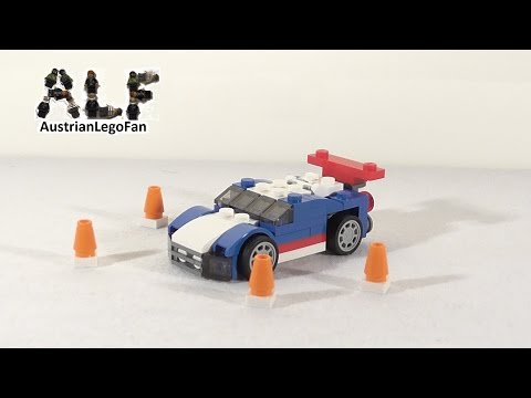 Vidéo LEGO Creator 31027 : Le bolide bleu