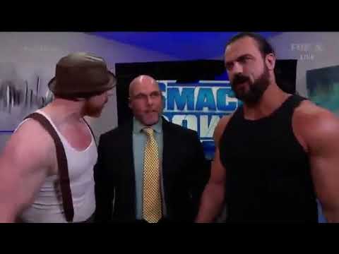 Drew mcintyre,sheamus,Adam pearce backstage segment SD 1/13/23