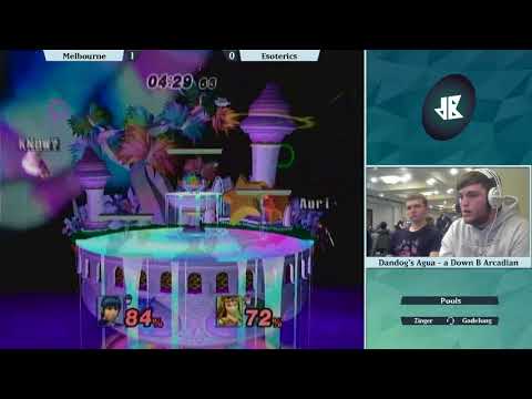 Dandog's Agua - Melbourne (Marth) vs esoterics (Zelda) - Pools