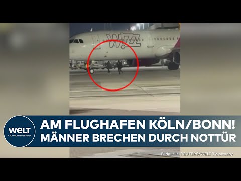 Video Thumbnail: KÖLN/BONN: Sicherheitsvorfall am Flughafen! Zwei Männer stürmen aufs Rollfeld