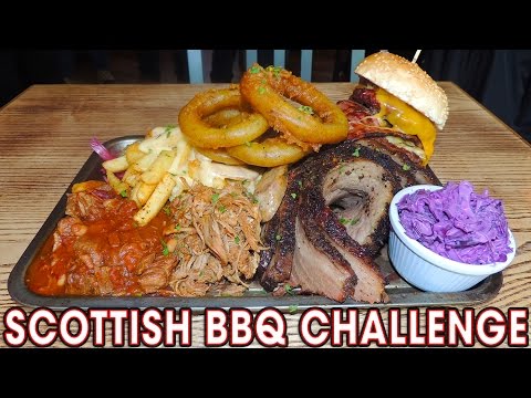 SCOTTISH BBQ CHALLENGE IN ABERDEEN!! Video