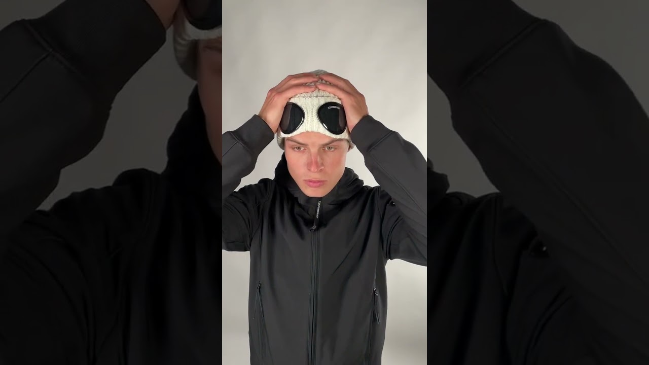 C.P. Company Caps-Beanie White FW22