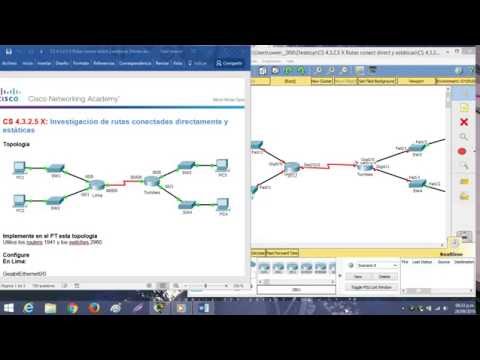 CCNA 2 | CS 4.3.2.5  Rutas conectadas directamente y estáticas
