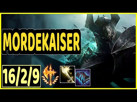CUDEN (MORDEKAISER) - 16/2/9 KDA GAMEPLAY - OC Ranked DIAMOND