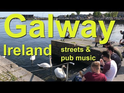 Galway, Ireland - busy streets and musical pubs