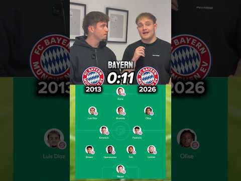 Bayern 2013 vs Bayern 2026 H2H🤔 #viral #fußball #fyp #bayernmunich #h2h #bulji #championsleague