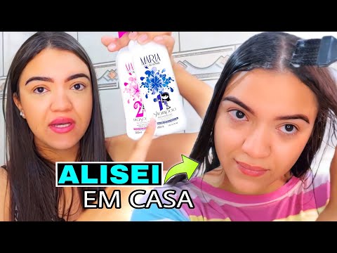 FIZ PROGRESSIVA SOZINHA NO MEU CABELO + TESTEI A PROGRESSIVA  MARIA ESCANDALOSA COM FORMOL