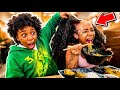 SNATCHING FIANCÉE WIG OFF IN RESTAURANT