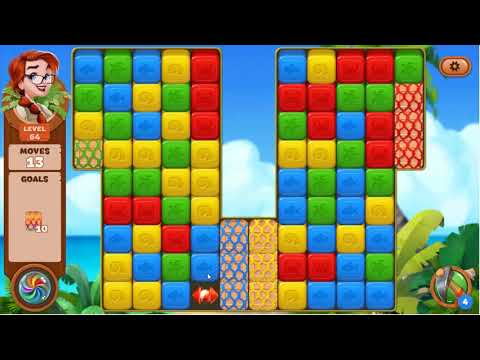 Lost Island Blast Adventure Level 64 - No Boosters