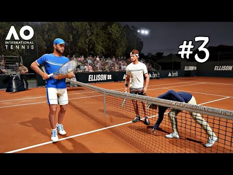 AO International Tennis Career Mode Episode 3 - EPIC MATCH | PS4 Pro Gameplay