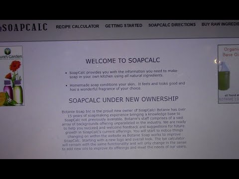 How to use soapcalc to make soap at home important information